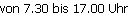 Bürozeiten