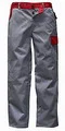 Bundhose rot grau